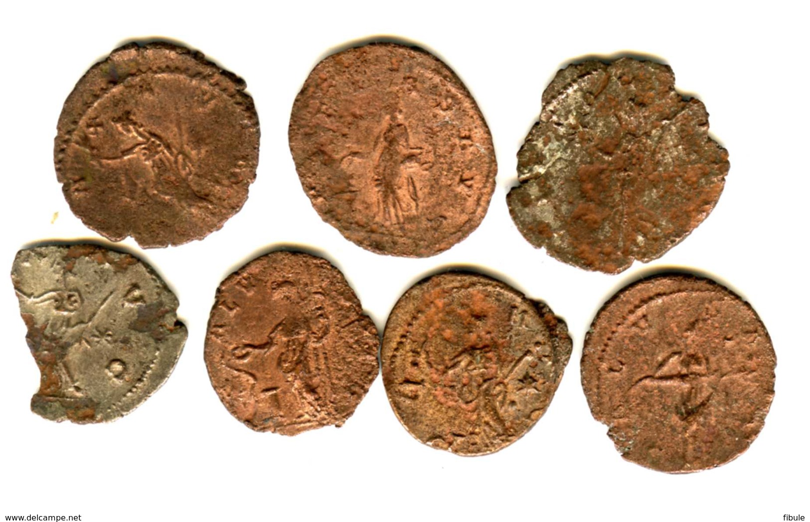 Monnaie Romaine Lot De 7 Pièces - L'Anarchie Militaire (235 à 284)