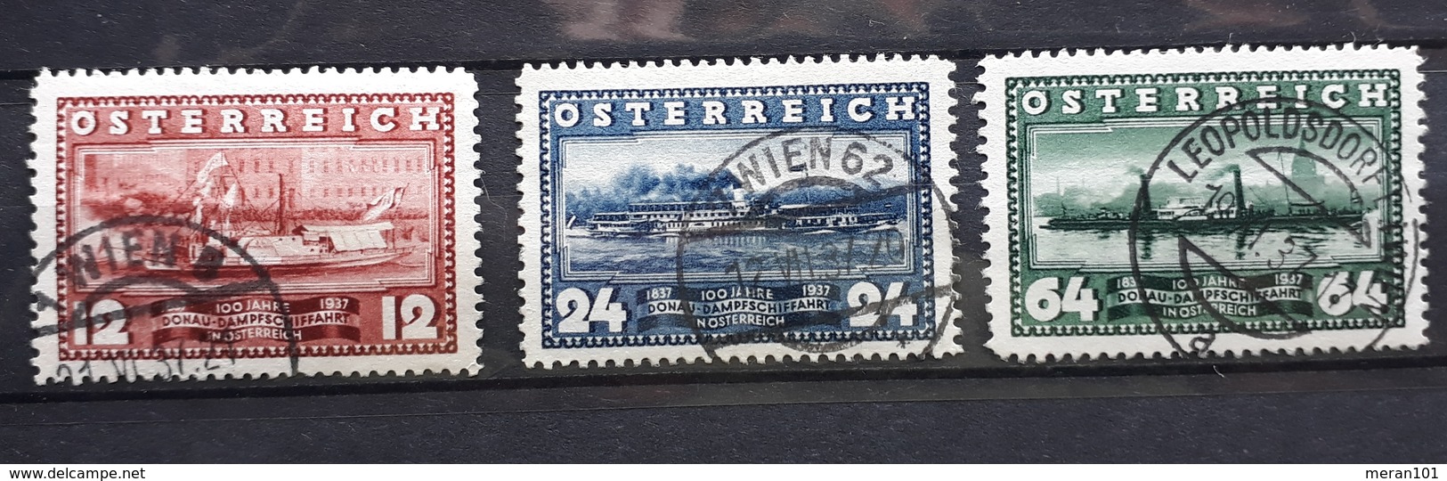 Österreich 1937, Mi 639-641 Gestempelt - Oblitérés