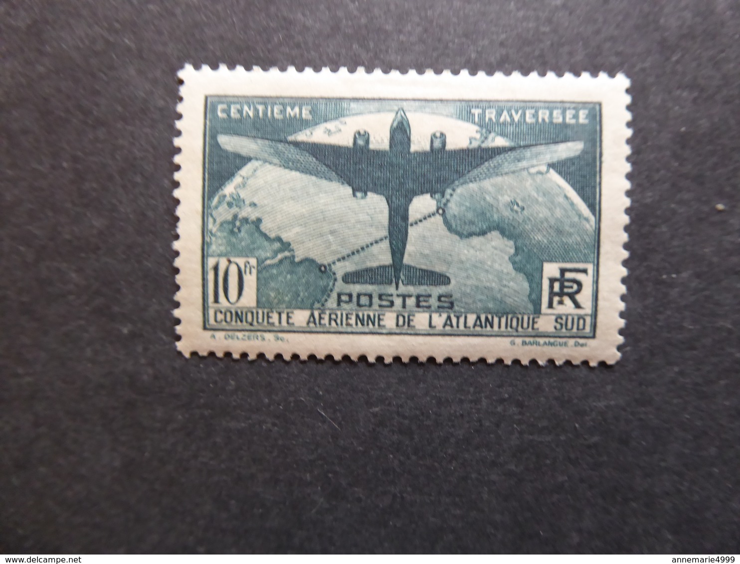 FRANCE   Traversées De L'Atlantique N° 321 Neuf Avec Traces De Charnière  Cote 375 € - Neufs