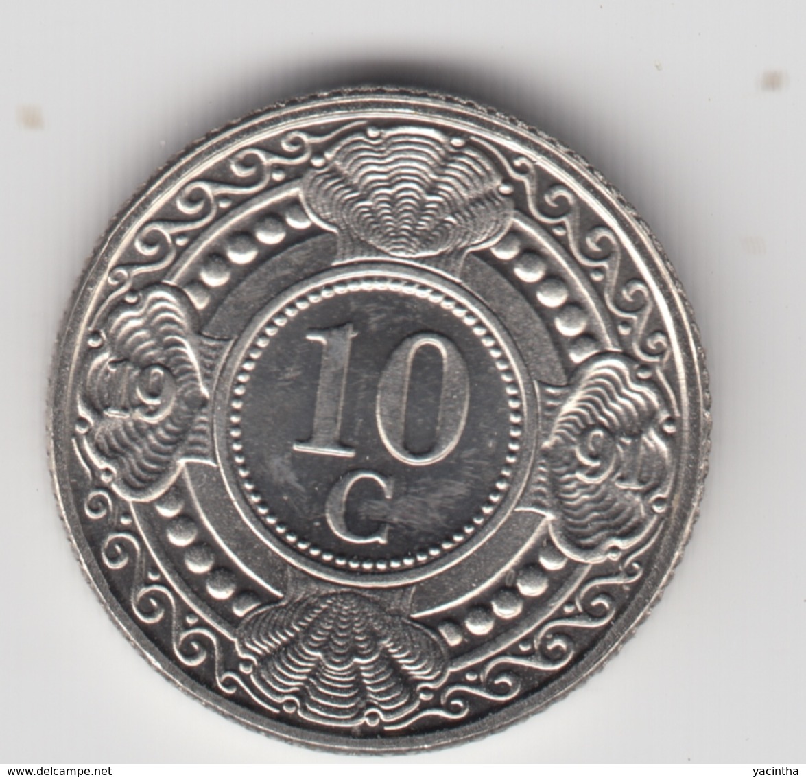 @Y@    Nederlandse Antillen   10  Cent  1991 ( 4678 ) - Nederlandse Antillen