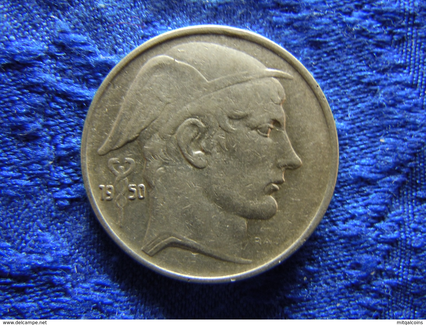 BELGIUM 20 FRANCS 1950, KM140.1 FRENCH - 20 Francs