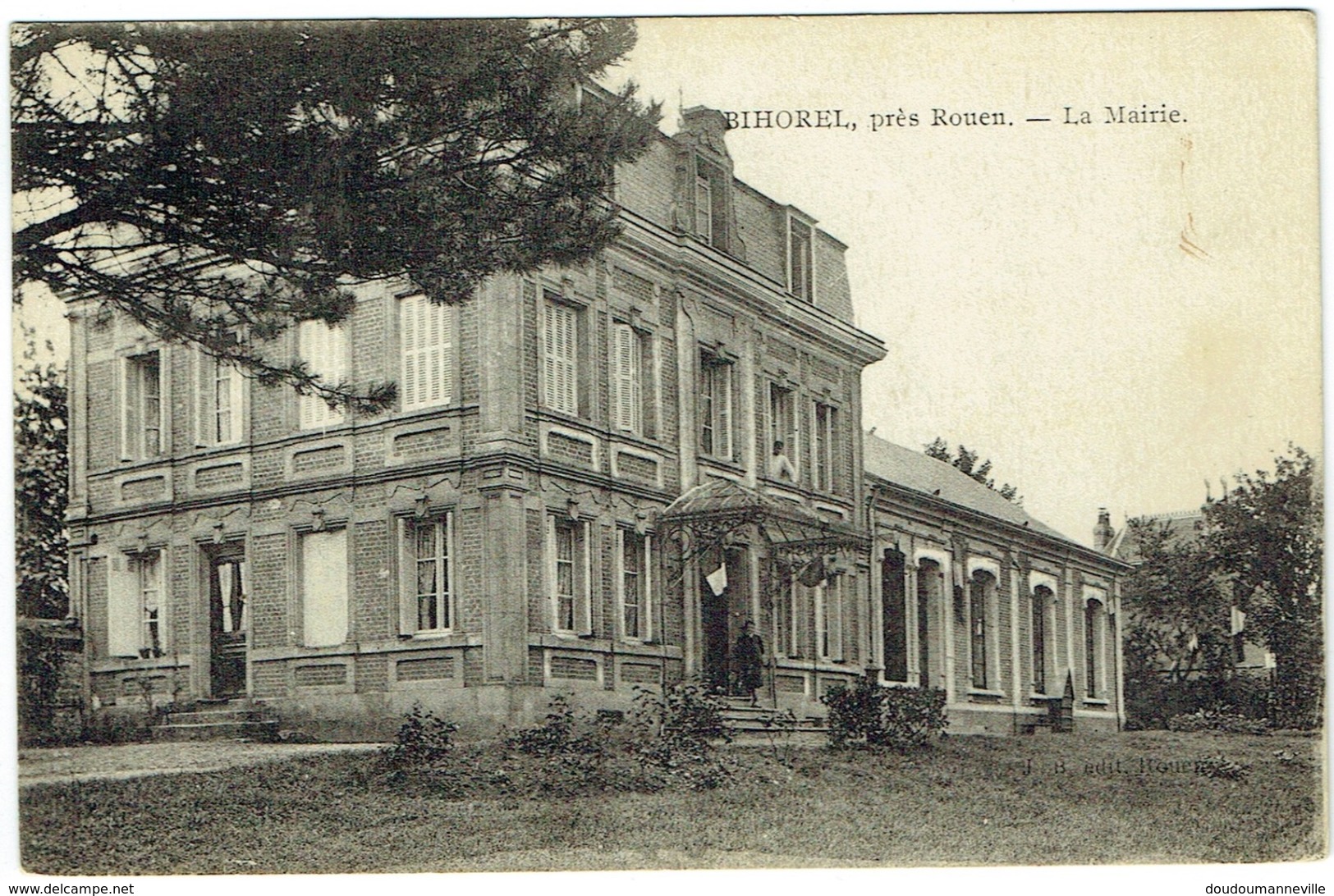 CPA - 76 - BIHOREL - Mairie - Administration - Architecture - Bihorel