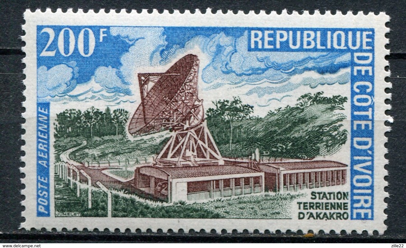 Elfenbeinküste Mi# 419 Postfrisch MNH - Space - Costa D'Avorio (1960-...)