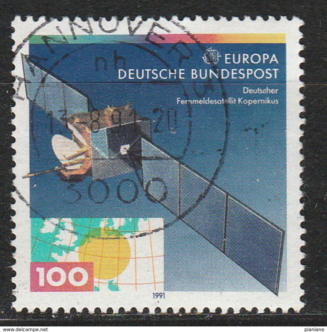 PIA - GERMANIA :  1991 : Europa CEPT - L' Europa E Lo Spazio - Satelliti - (Yv 1359) - Europa