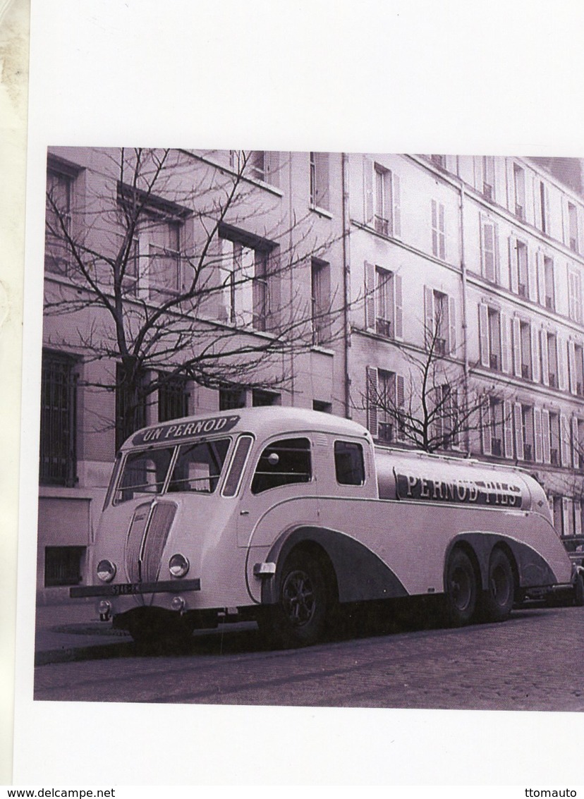 Camion Citerne Latil Avec Publicité Pour 'Pernod Pils'  -  15x10cms PHOTO - Camions & Poids Lourds