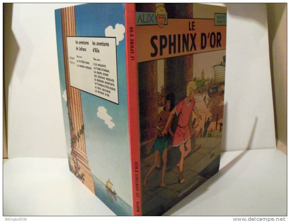 MARTIN Jacques. ALIX. Le Sphinx D'Or Avec Dédicace. Casterman 1971, RE Du Lombard 2 Avec Couverture Redessinée. - Alix