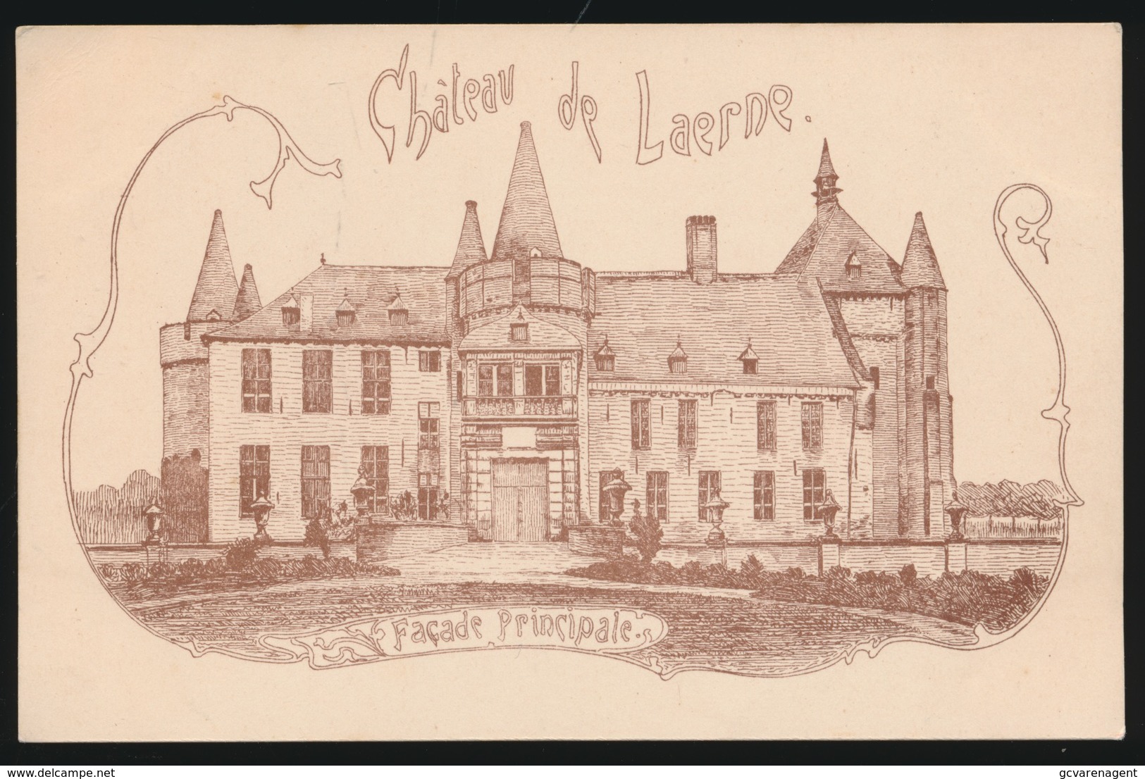 CHATEAU DE LAERE  FACADE PRINCIPALE - Laarne