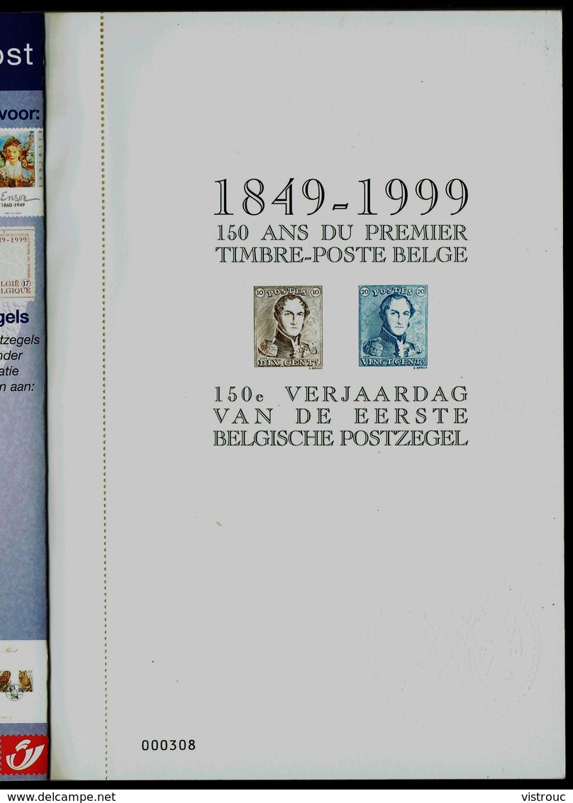 Catalogue De L'EXPOSITION PHILATELIQUE "BRUPHILA'99" - 150 Ans Du 1 Ier Timbre-poste Belge - Textes En FR/NL/D. - Andere & Zonder Classificatie