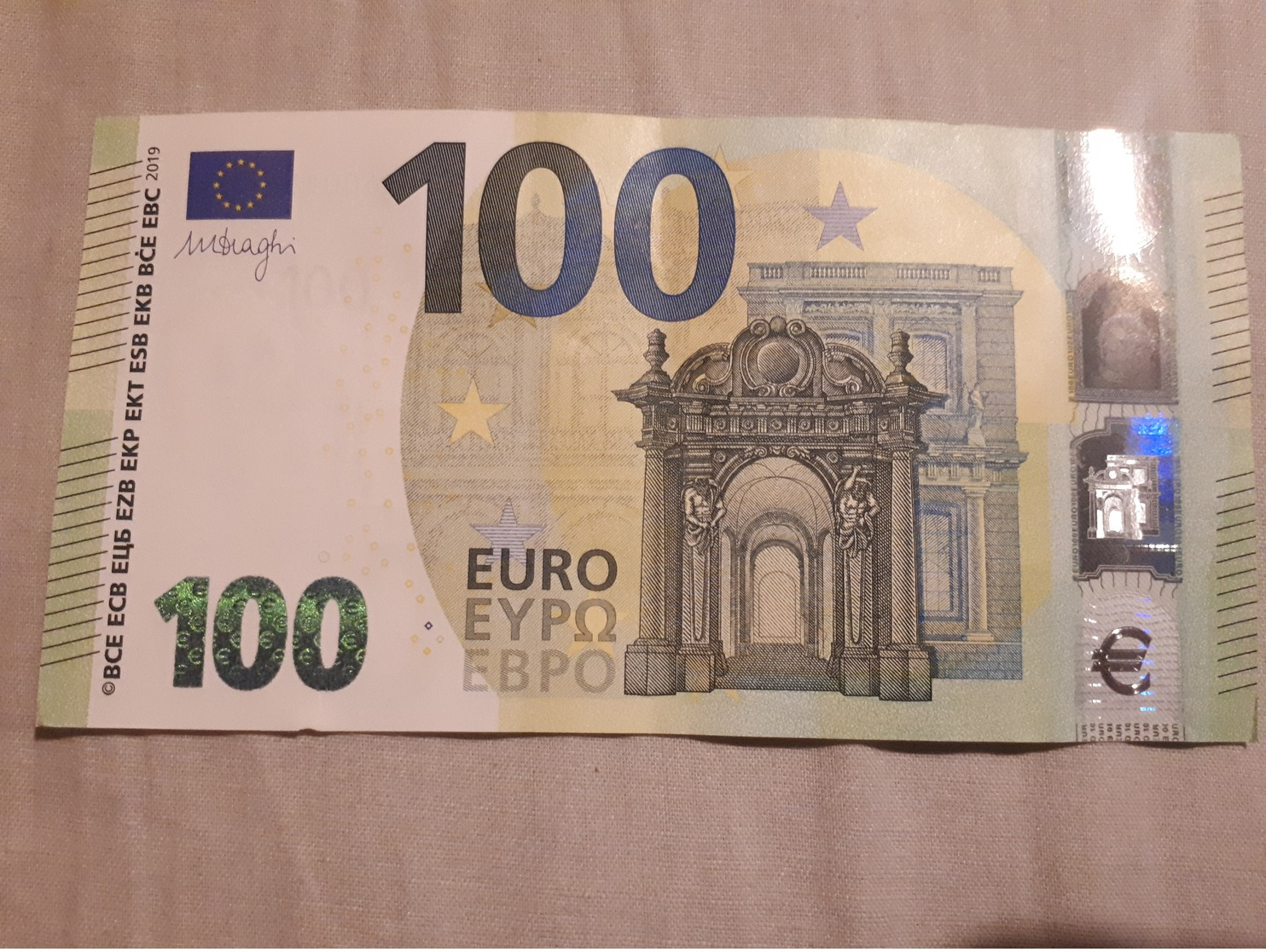 BILLET 100 EUROS NEUF - 100 Euro