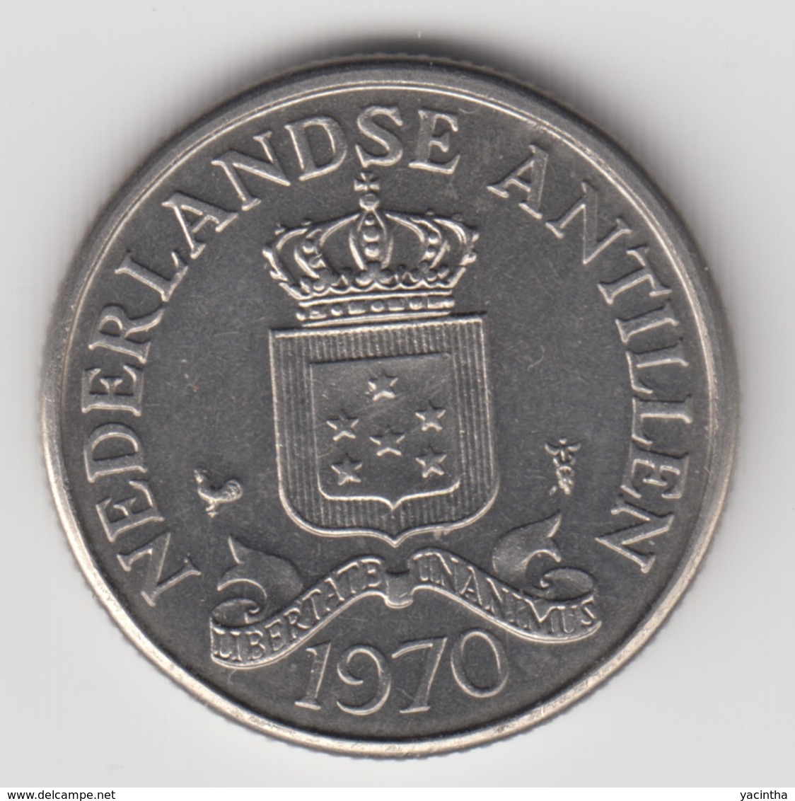 @Y@    Nederlandse Antillen   25  Cent  1970 ( 4685 ) - Antille Olandesi