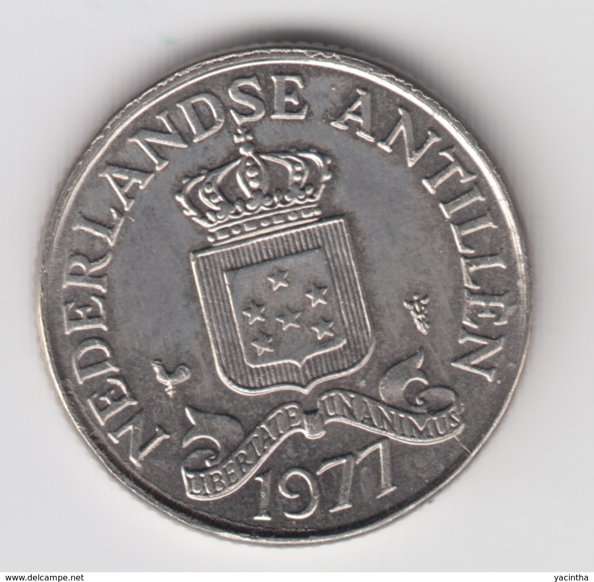@Y@    Nederlandse Antillen   25  Cent  1977 ( 4715 ) - Nederlandse Antillen