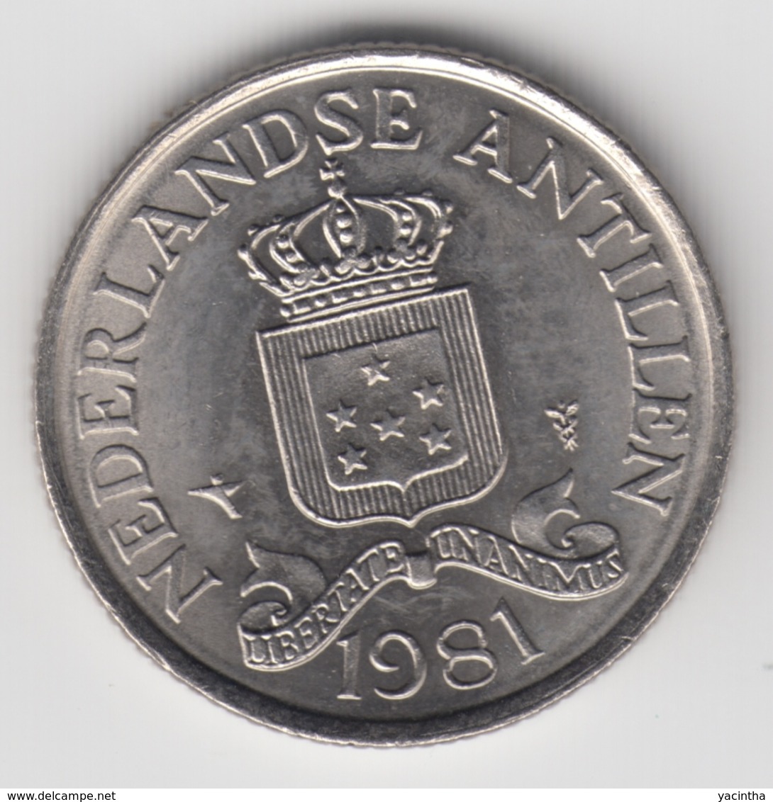 @Y@    Nederlandse Antillen   25  Cent  1981 ( 4692 ) - Nederlandse Antillen