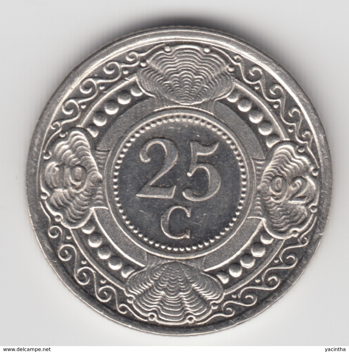 @Y@    Nederlandse Antillen   25  Cent  1992 ( 4697 ) - Nederlandse Antillen