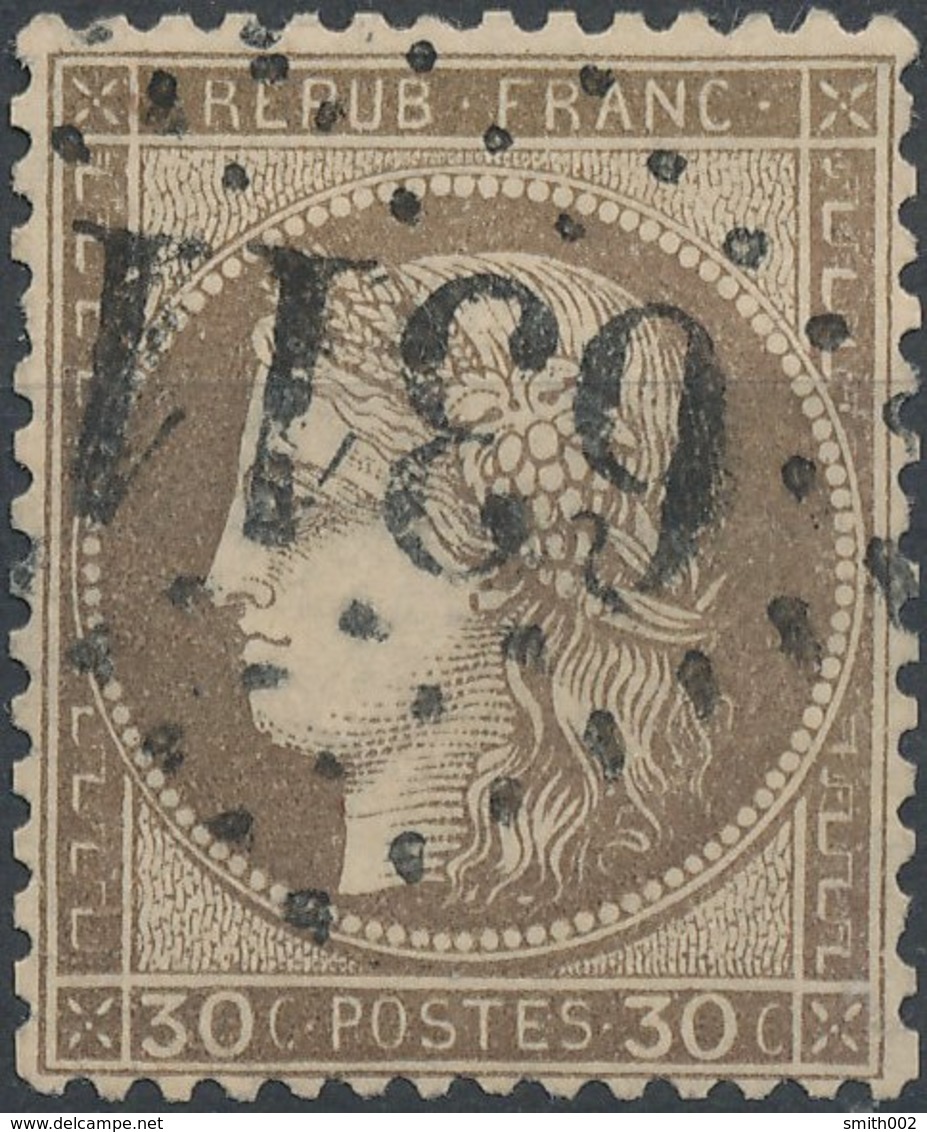 FRANCE - 1872, Yt 56, 30c, Oblitére - 1871-1875 Cérès