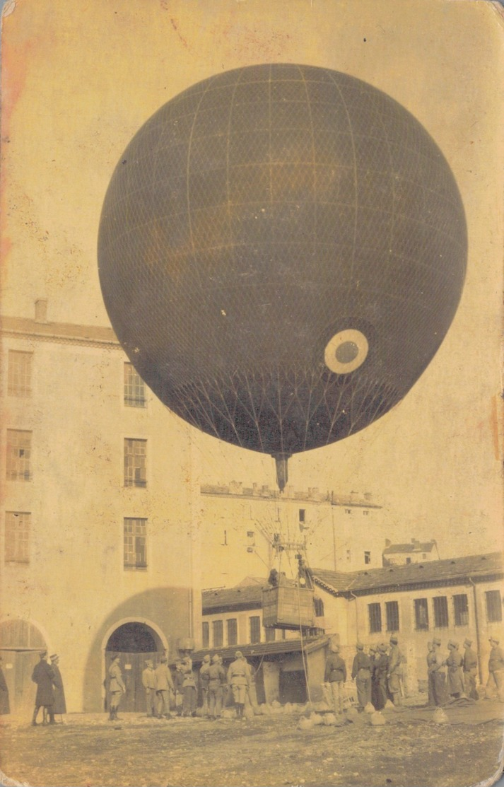 J40 - 07 - PRIVAS - Ardèche - Carte Photo Militaria - Départ D'un Ballon Libre - 1922 - Privas