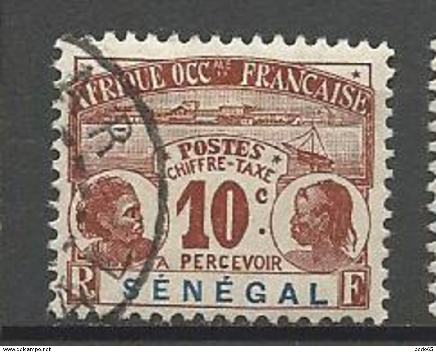 SENENEGAL TAXE N° 5 OBL - Timbres-taxe