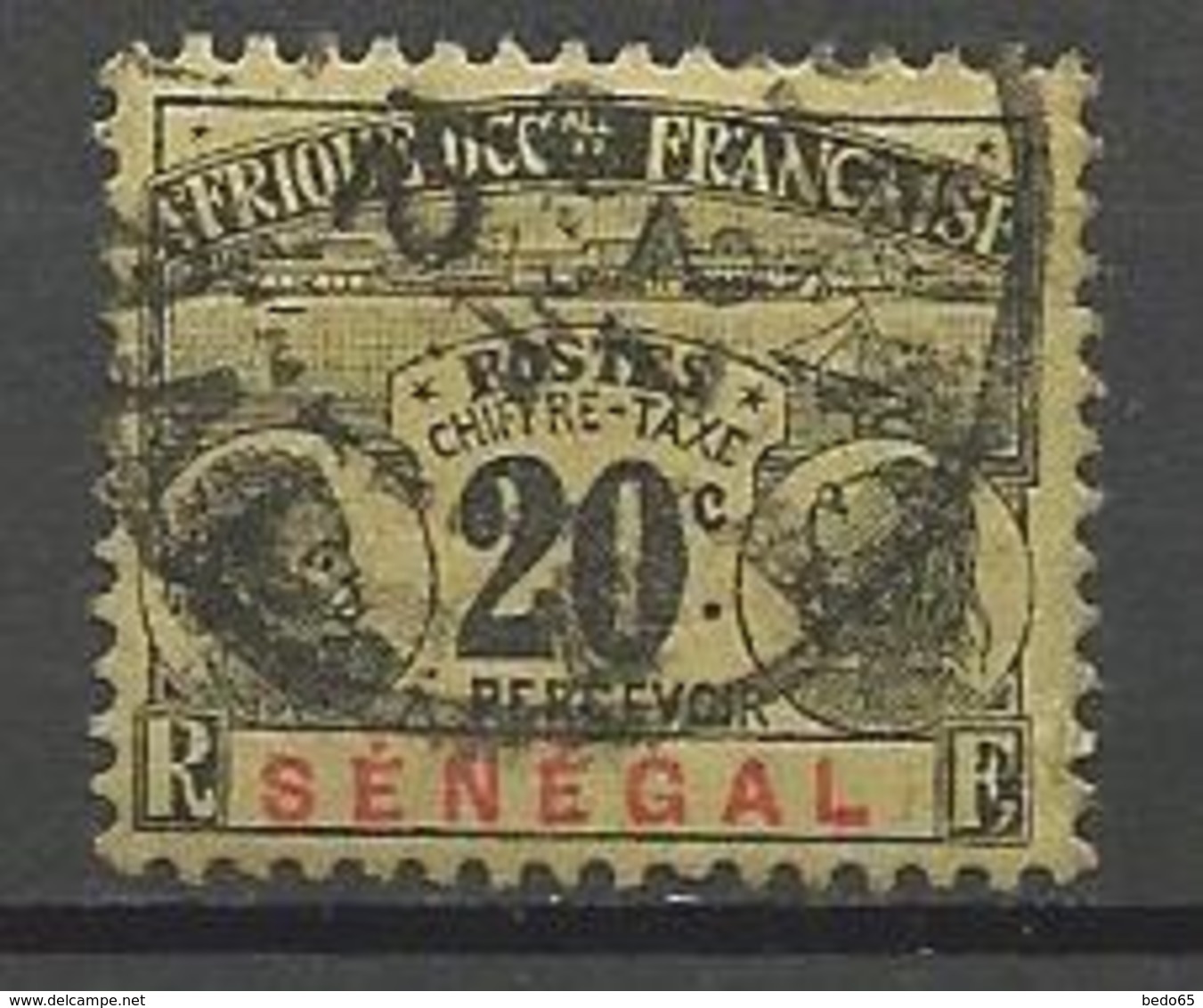 SENENEGAL TAXE N° 7 OBL - Timbres-taxe