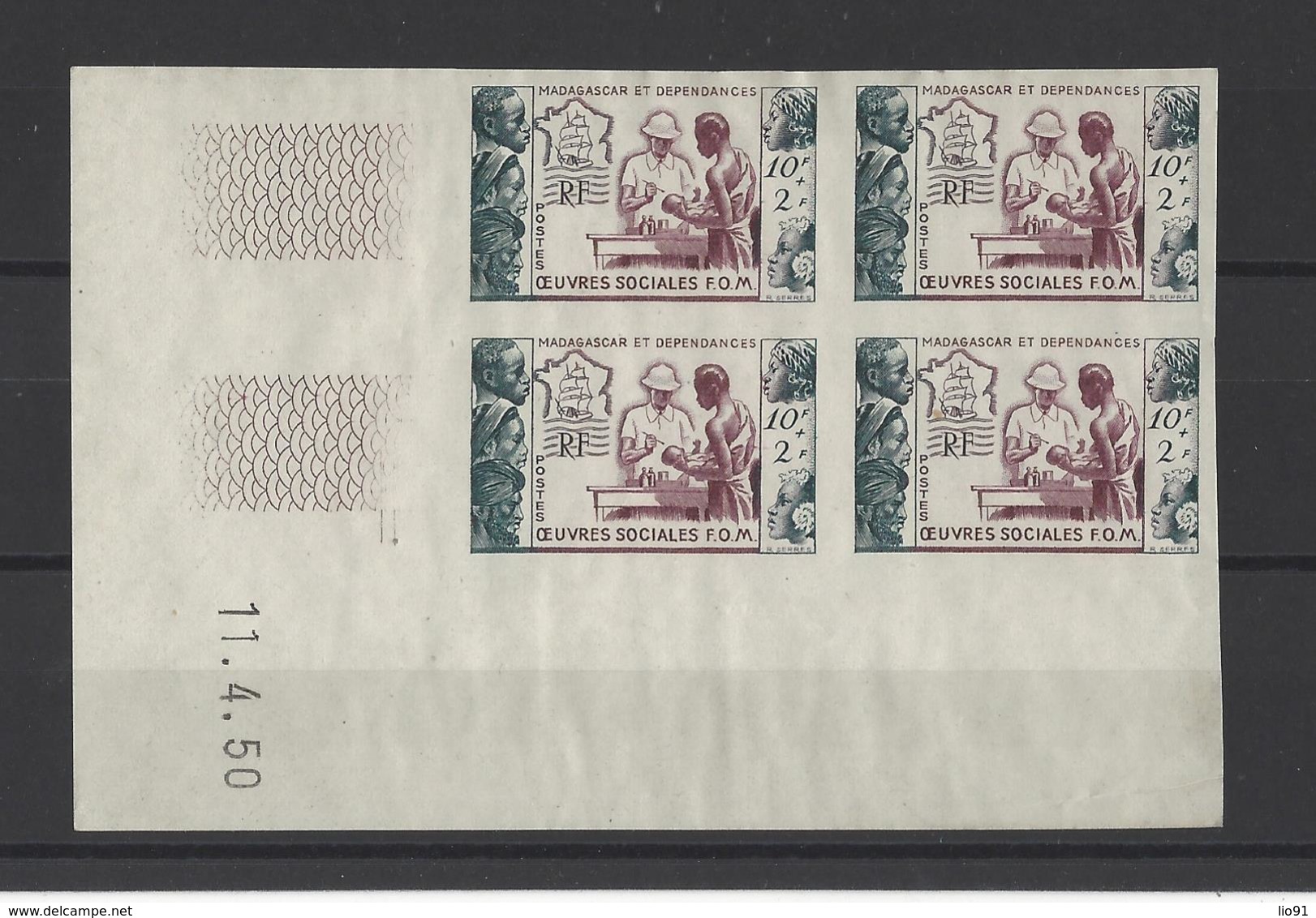 MADAGASCAR. YT   N° 320  ND  Neuf Sans Gomme  1950 - Unused Stamps