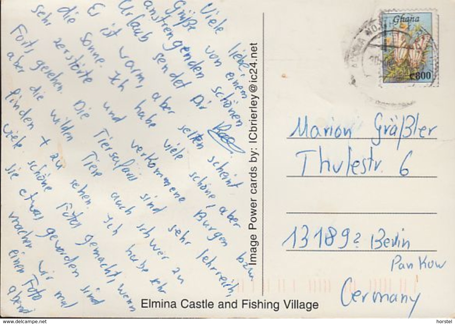 Ghana - Elmina Castle - Fishing Village - Nice Stamp - Ghana - Gold Coast