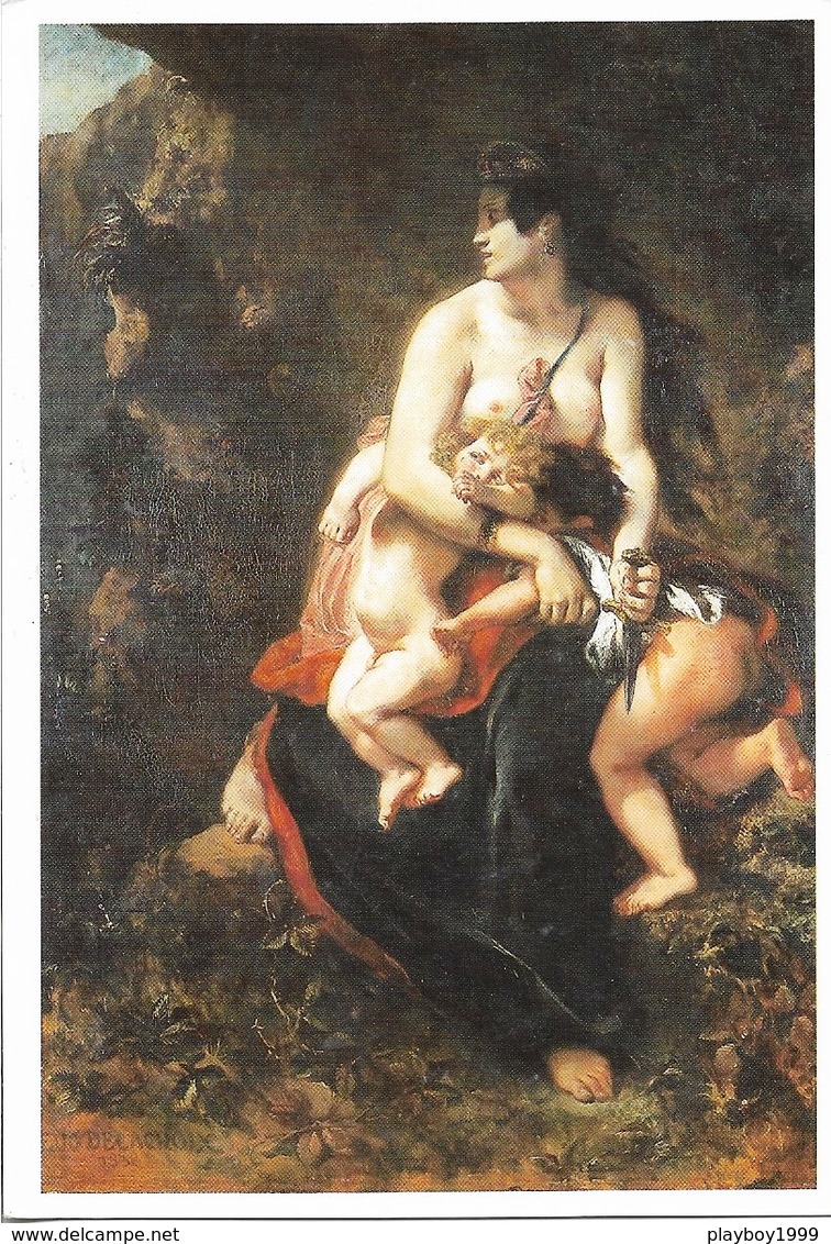 Musées - Médée Furieuse, 1838 - Eugène Delacroix ( 1798-1863 ) Musée Des Beaux Arts De Lille - Cpm - Vierge - - Museos