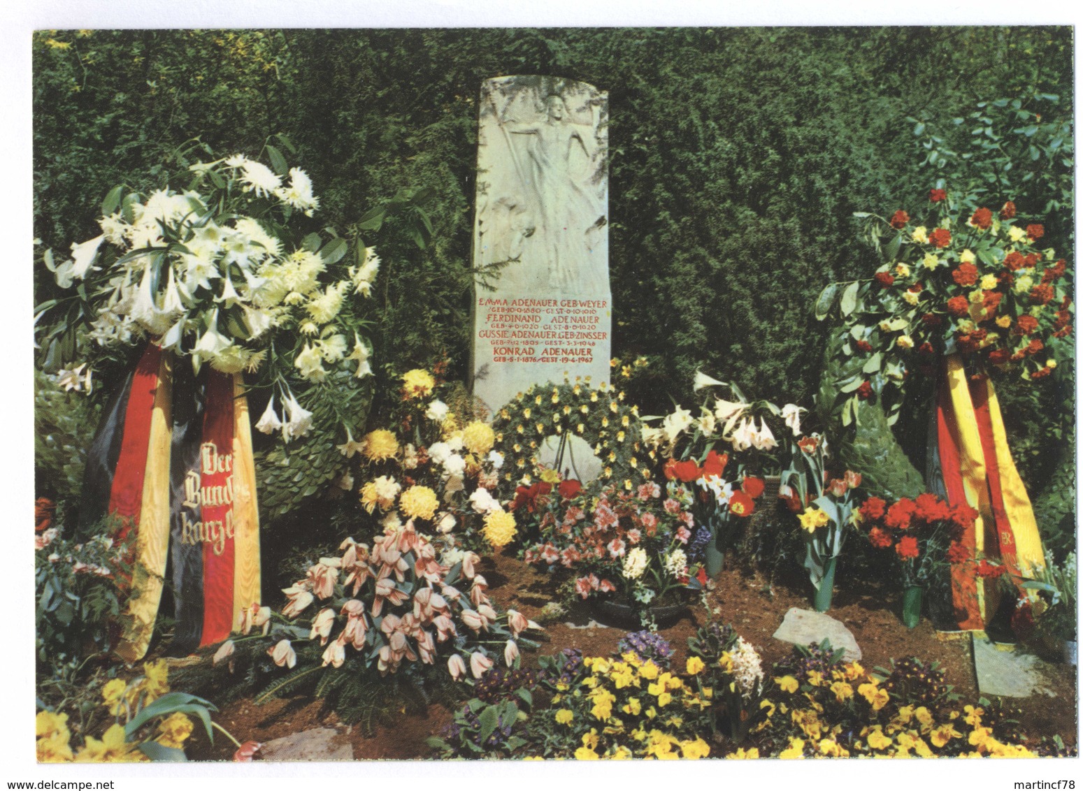 Rhöndorf Grabstätte Dr. Konrad Adenauer Auf Dem Waldfriedhof In Rhöndorf - Bad Honnef