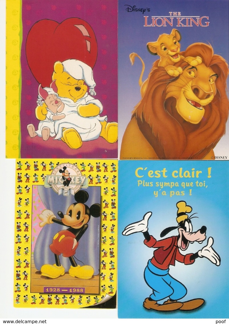 Walt Disney : 23 Cards - Autres & Non Classés