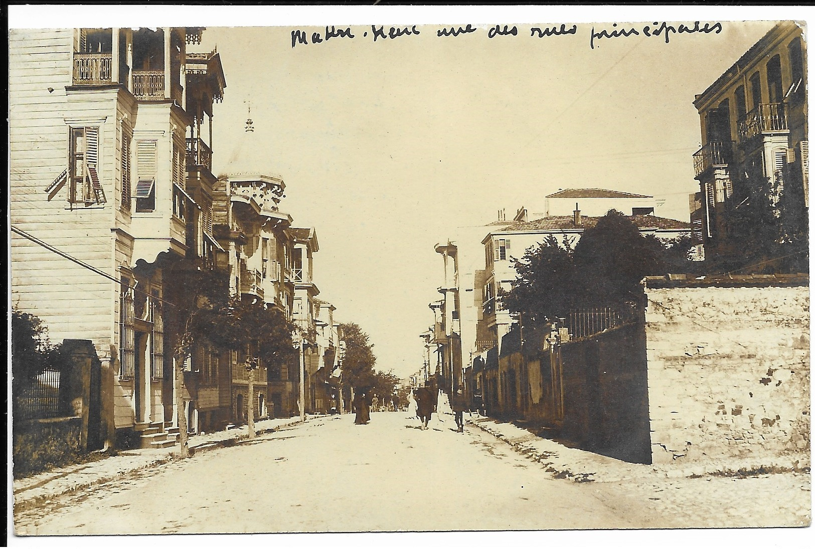 Makri Kedi    Une Rue En 1919   Carte Photo - Turquie