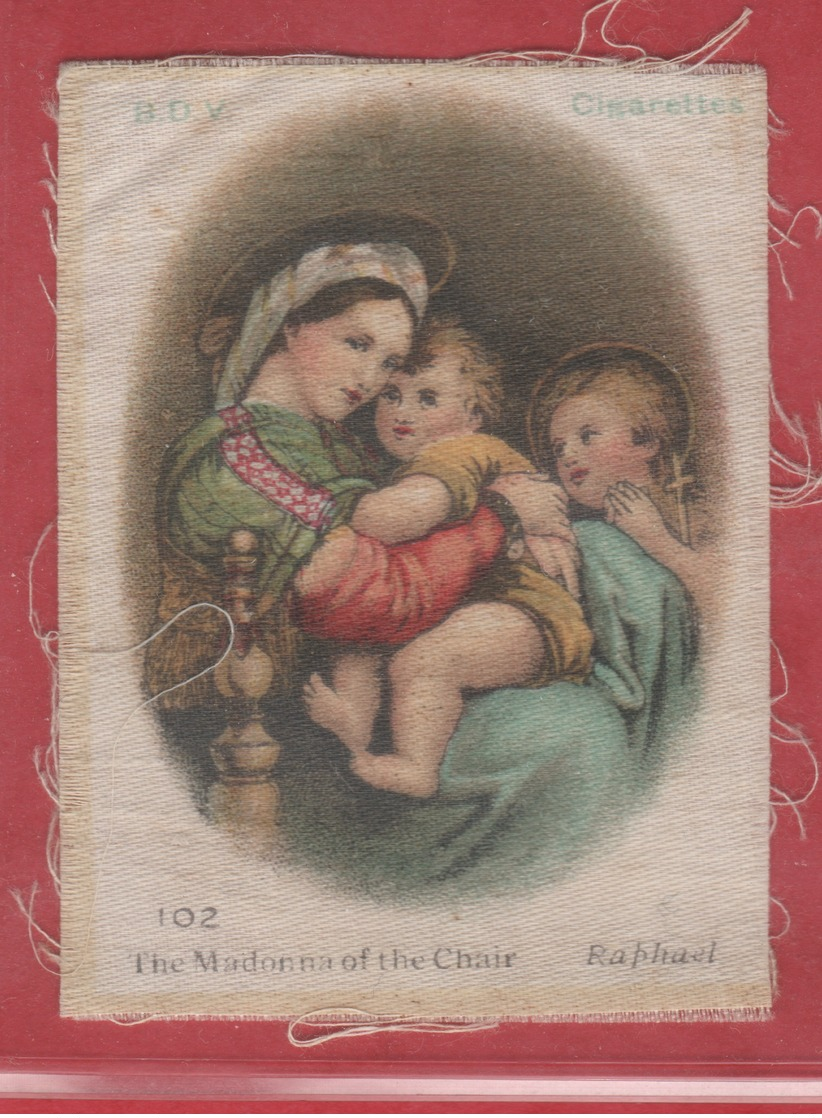 BDV - 1900-1925 - Silks - Soie - The Madonna Of The Chair. - Images Religieuses