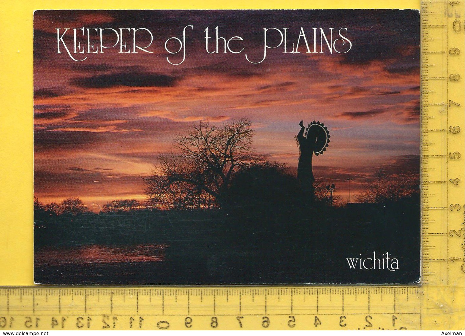 CPM  ETATS-UNIS, K.S. , WICHITA : Keeper Of The Plains - Wichita