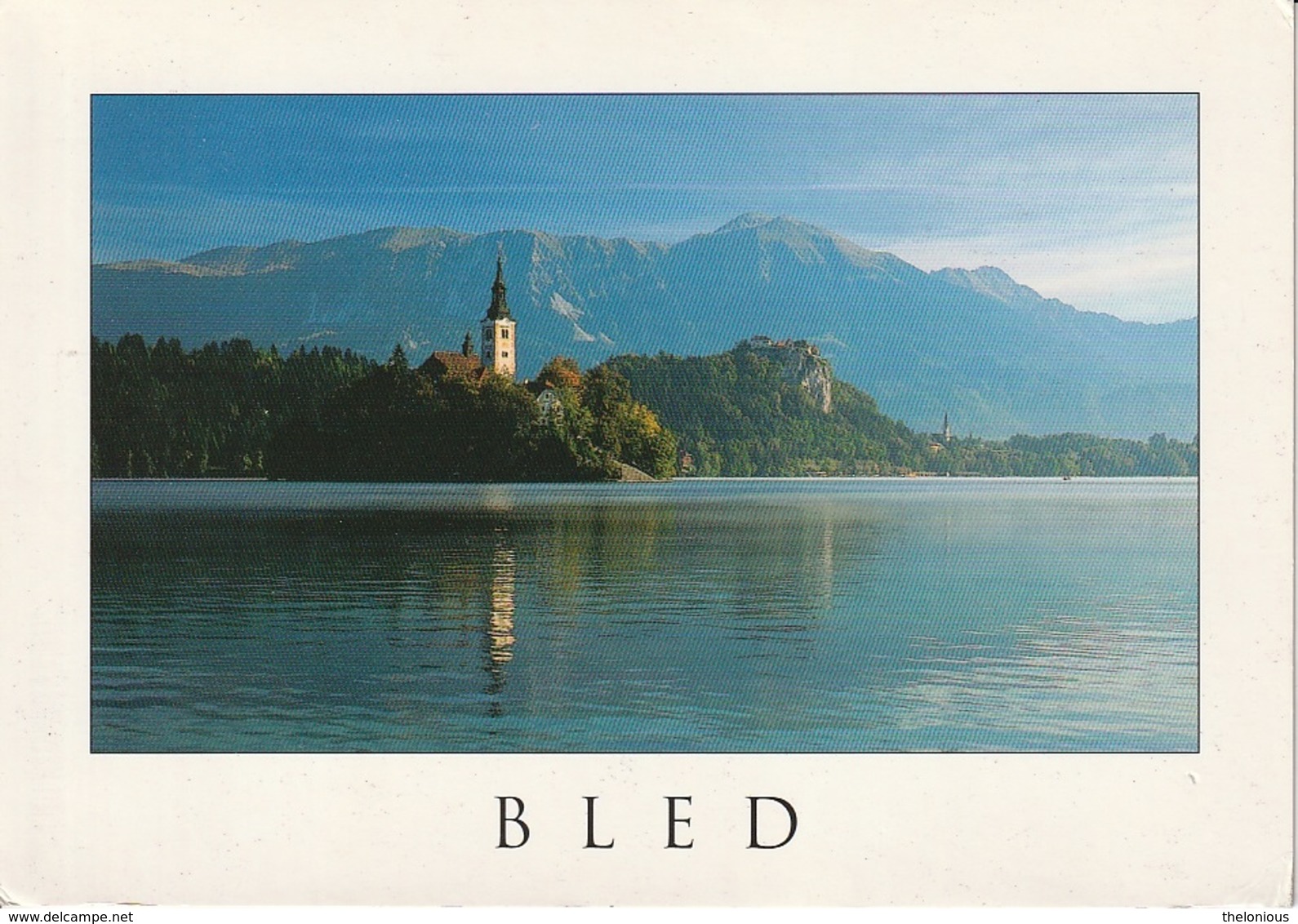 * Cartolina - Lago Di Bled - Slovenia - Viag. 1999 Per Bergamo - Slovenia