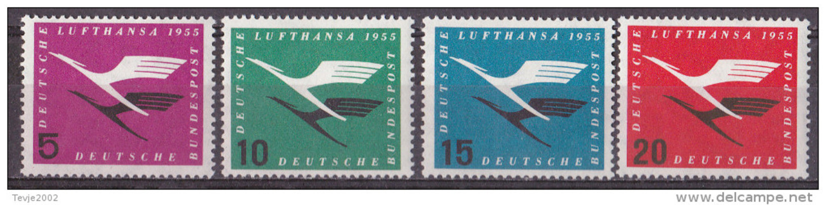 Gs_ Bund - Mi.Nr. 205 - 208 - Postfrisch MNH - Lufthansa - Ungebraucht