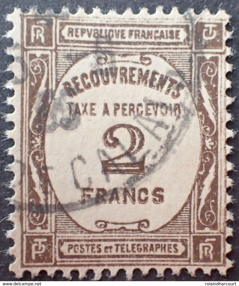 R1615/1867 - 1927/1931 - TIMBRE TAXE - N°62 ☉ CàD - 1859-1959 Gebraucht