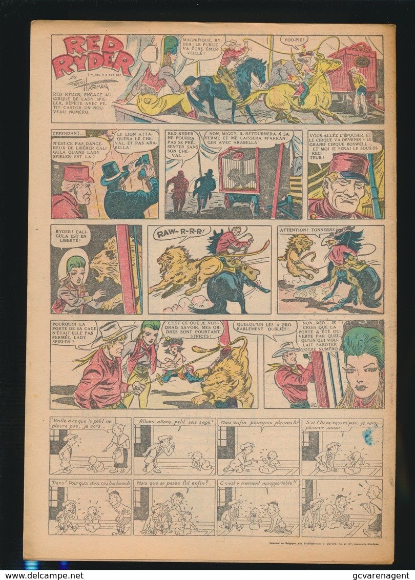 LE JOURNAL DE SPIROU N° 446  31 OCT 1946  GOEDE STAAT  BON ETAT - PAPIER TRES DEFICILE   2 SCANS - Spirou Magazine