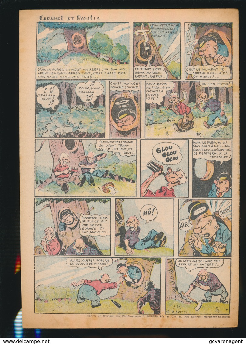 LE JOURNAL DE SPIROU N° 4  25 JAN   1945  GOEDE STAAT  BON ETAT - PAPIER TRES DEFICILE   2 SCANS - Spirou Magazine