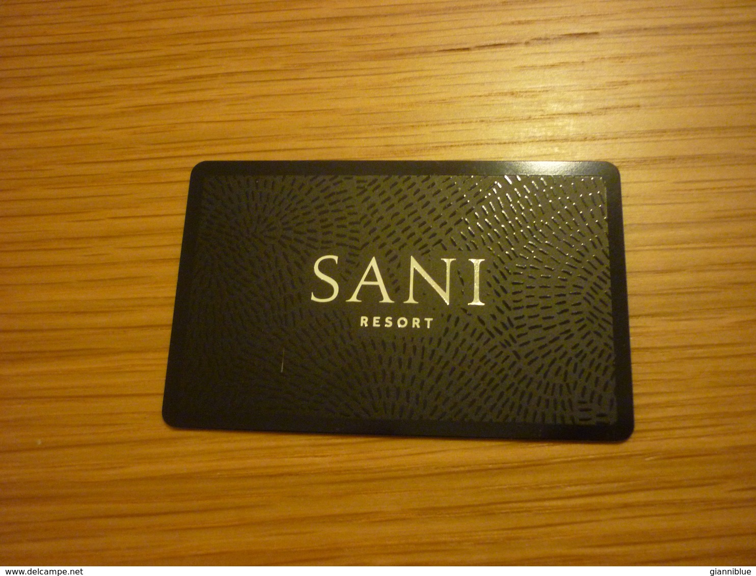 Greece Kassandra Halkidiki Sani Hotel Room Key Card (black Edition) - Cartes D'hotel