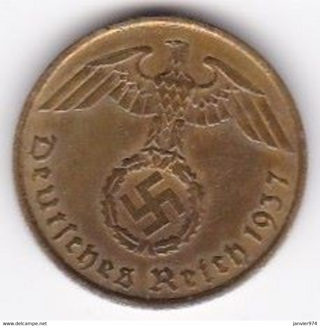 5 Reichspfennig 1937 A (BERLIN). Bronze-aluminium - 5 Reichspfennig