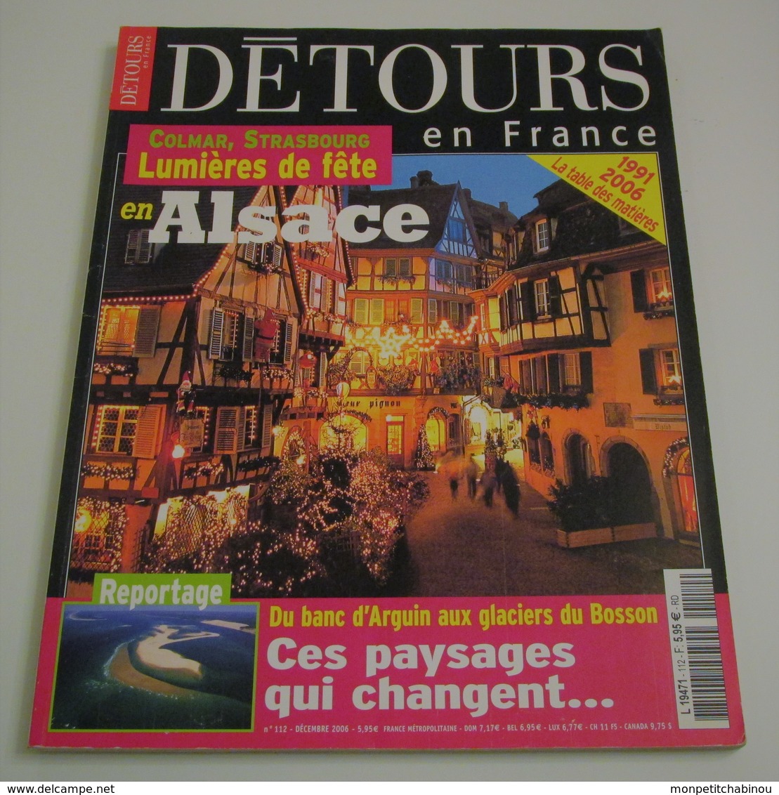 Revue DÉTOURS EN FRANCE N°112 : Alsace - Géographie