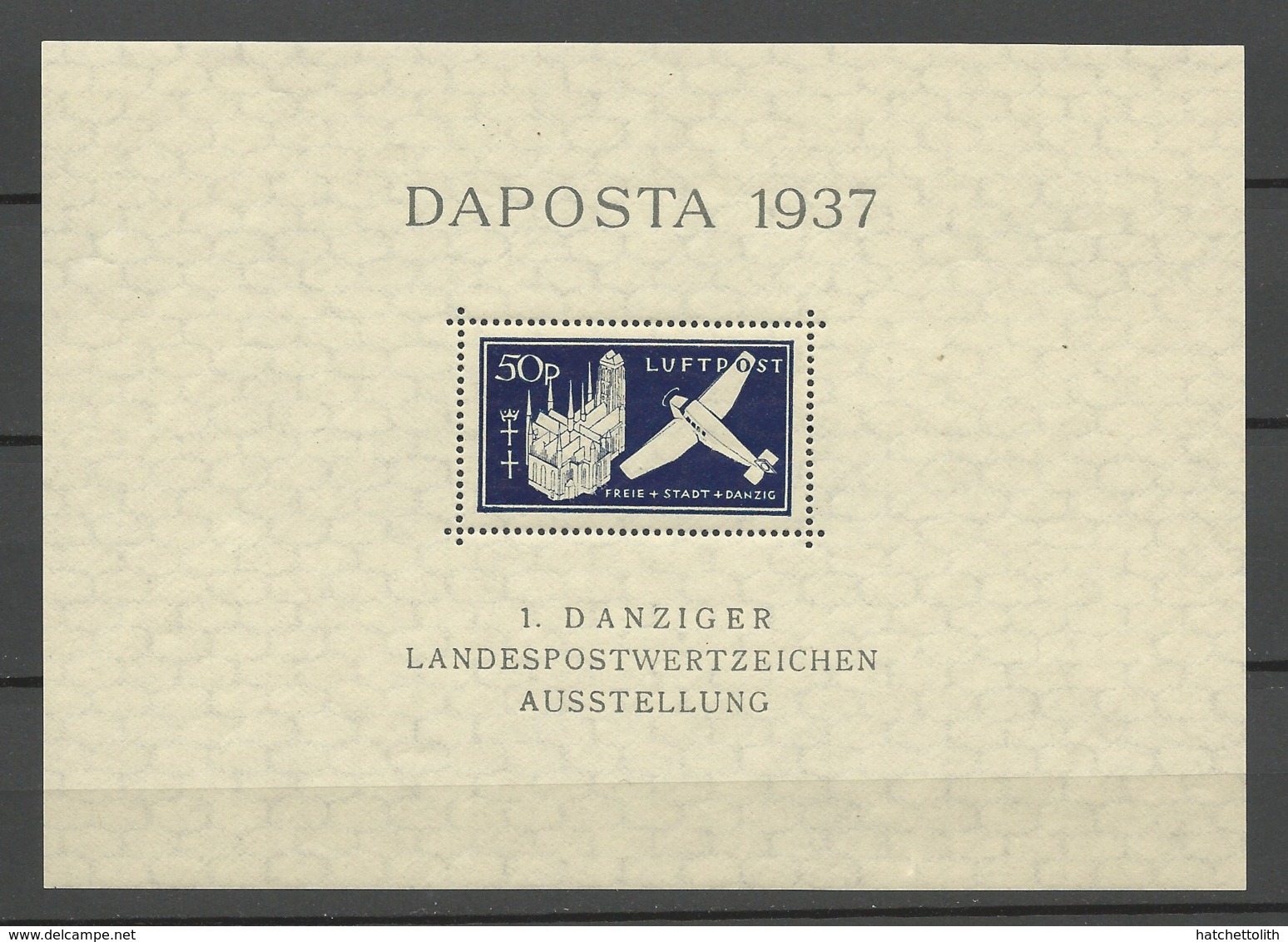 Danzig  1937  Mi.Nr.: Bloc 1+2  DAPOSTA Mint Never Hinged Xx - Other & Unclassified