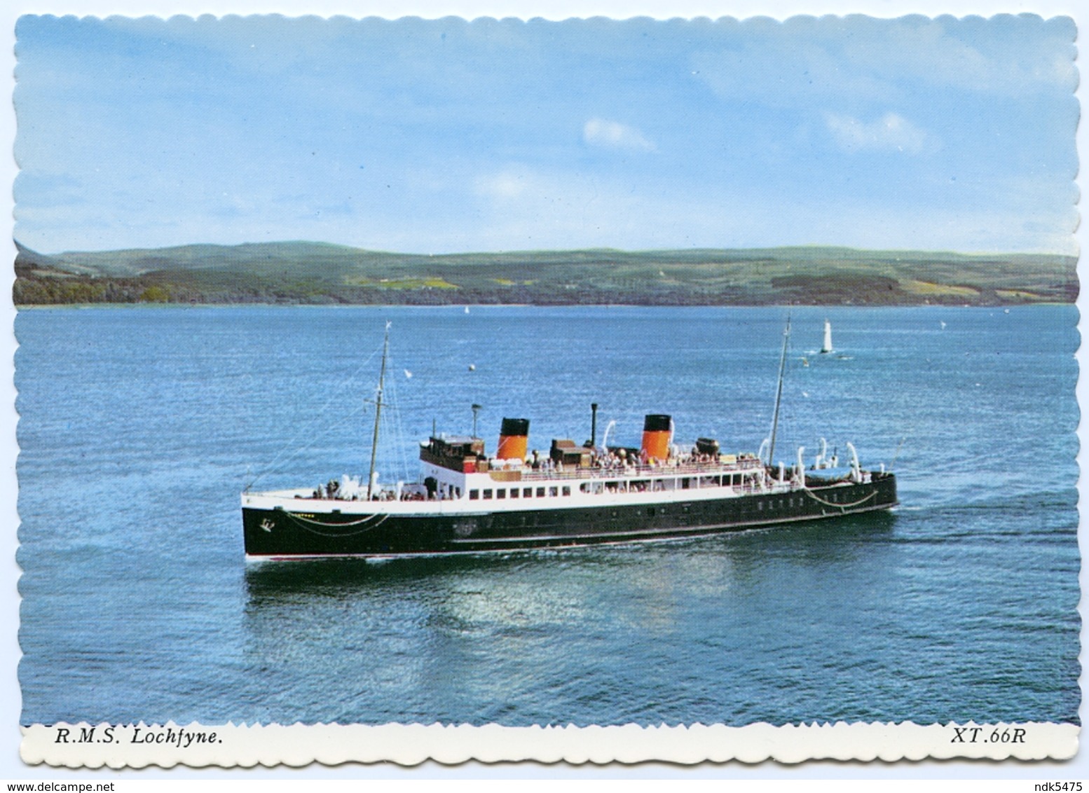 R.M.S. LOCHFYNE - CLYDE STEAMER (10 X 15cms Approx.) - Steamers