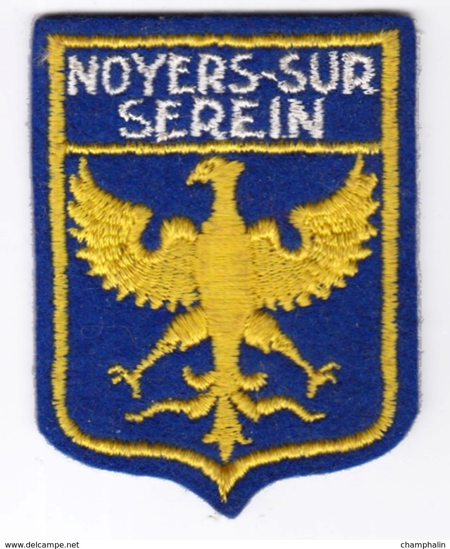 Ecusson Tissu - Noyers-sur-Serein (89) - Blason - Armoiries - Héraldique - Ecussons Tissu