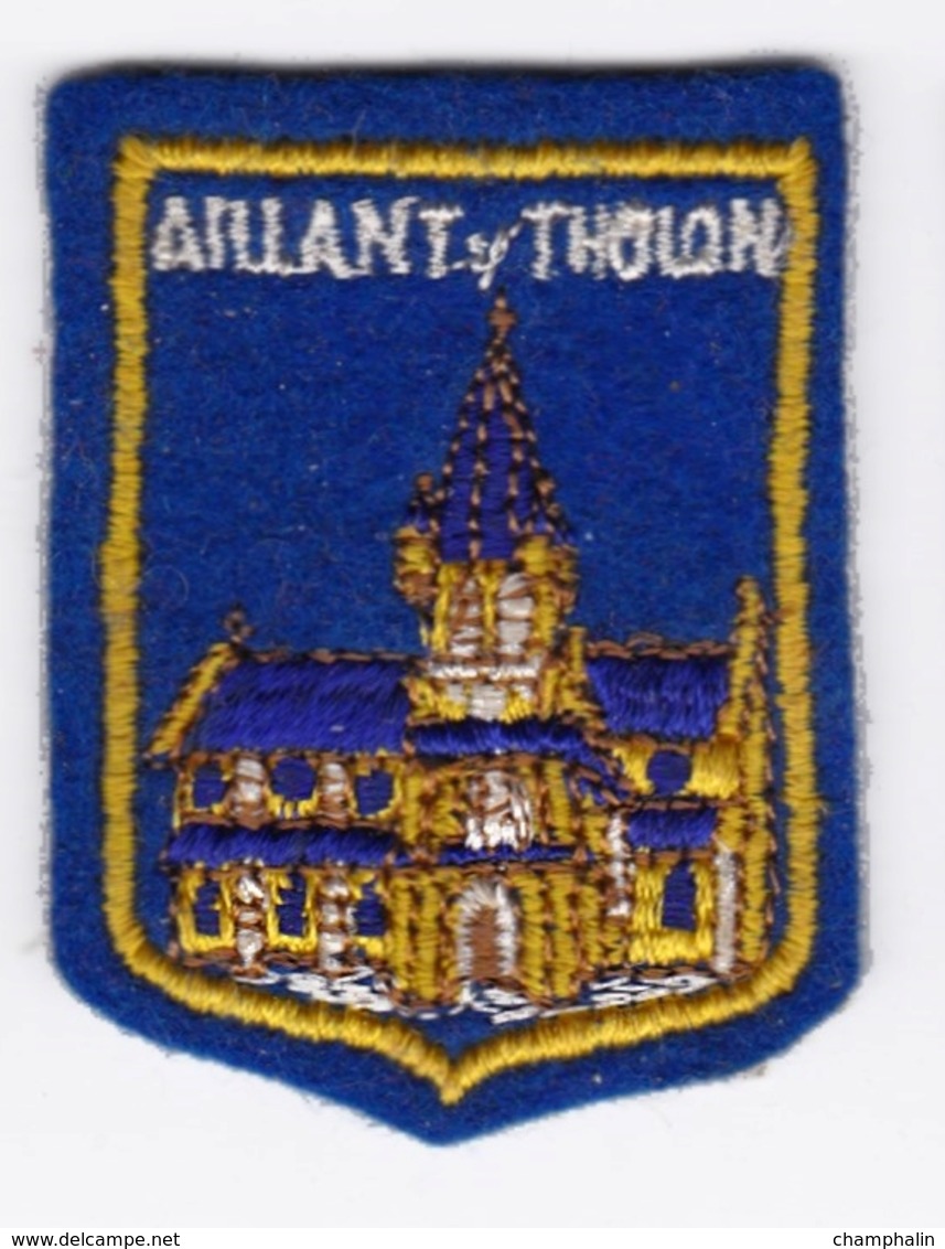 Ecusson Tissu - Aillant-sur-Tholon (89) - Blason - Armoiries - Héraldique - Ecussons Tissu