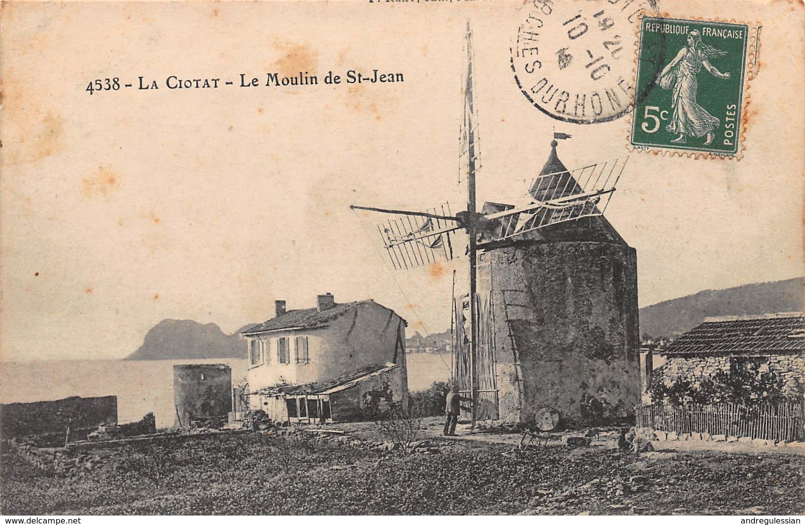 CPA La Ciotat - Le Moulin De St-Jean - La Ciotat