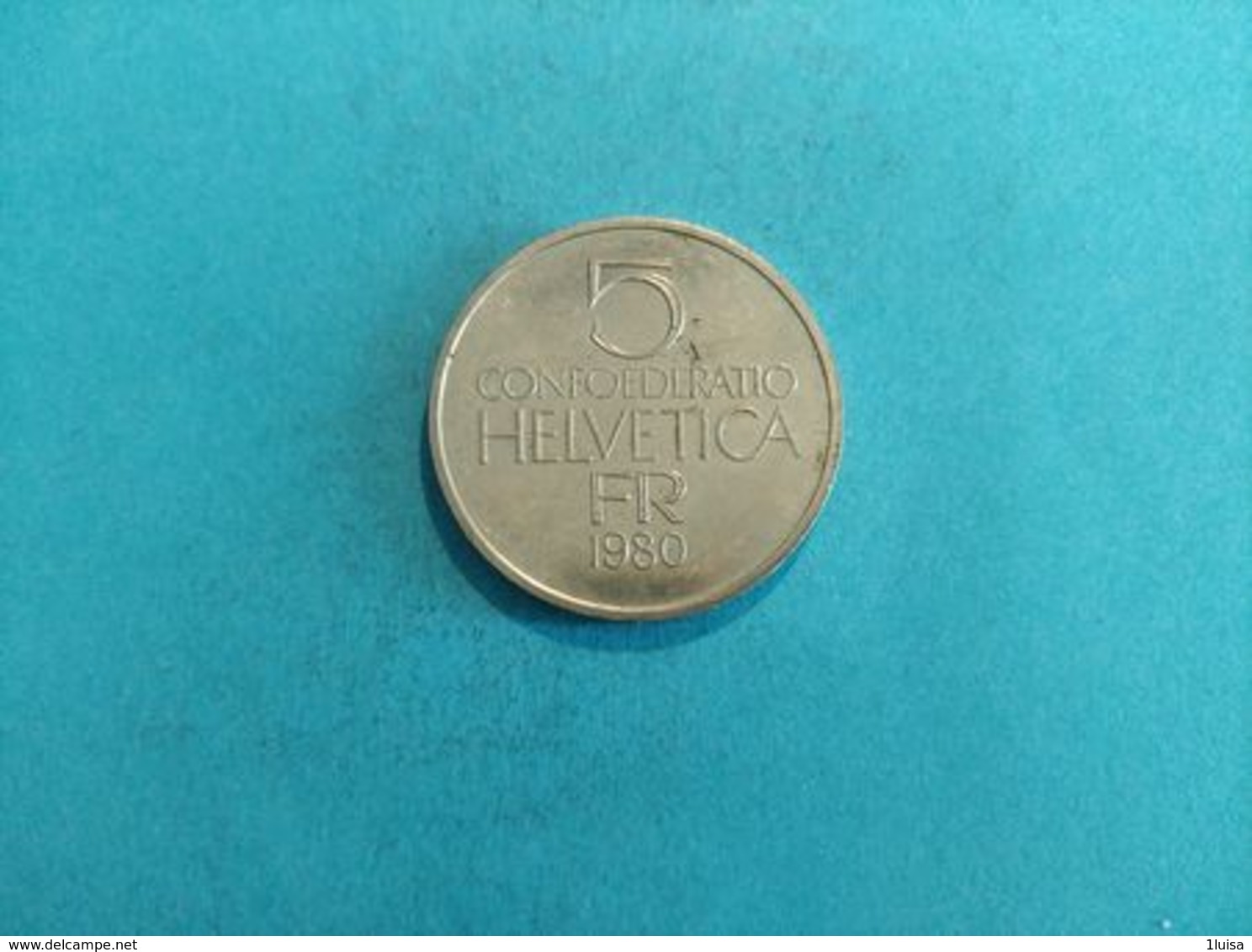 SVIZZERA  5 FRANCS 1980 - Altri & Non Classificati