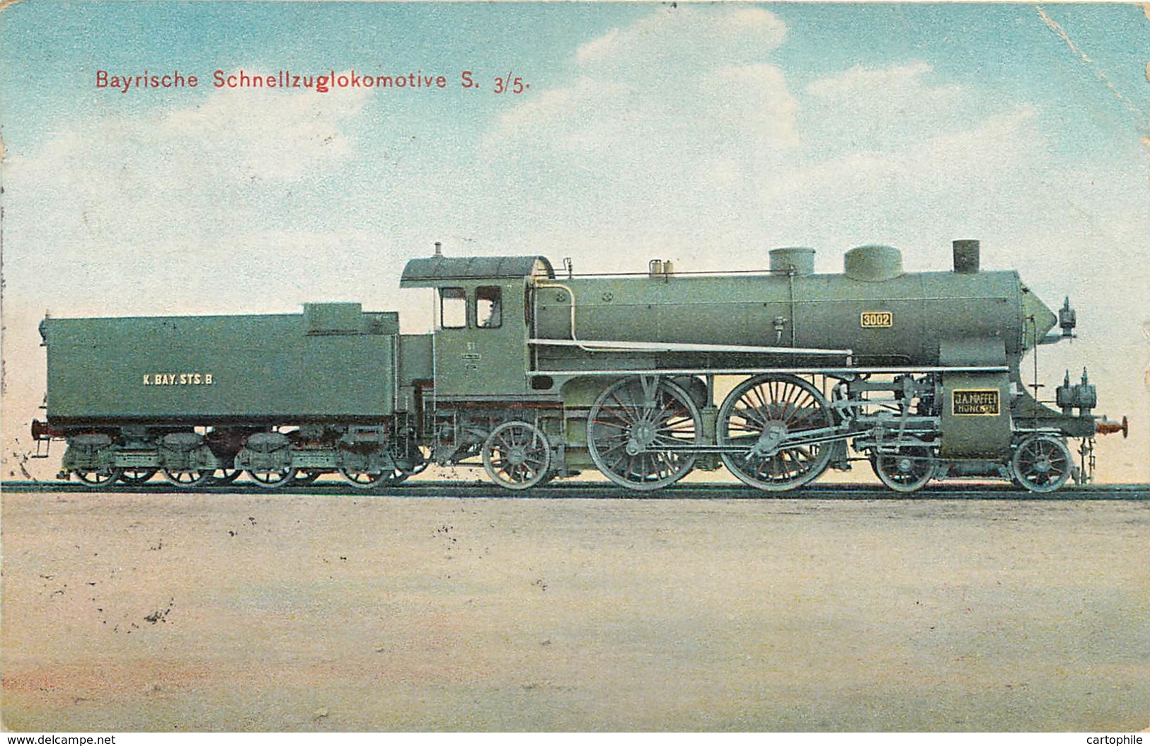 Bayrische Schnellzuglokomotive 1908 - Trains