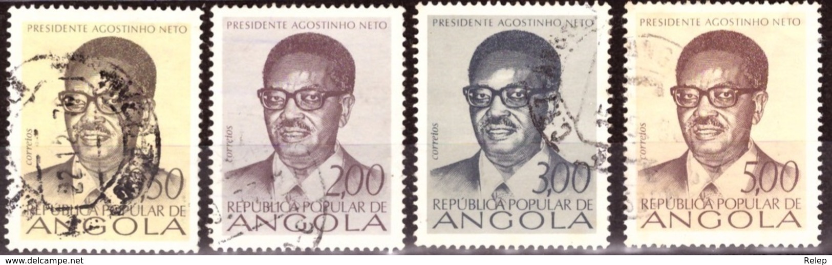 Angola  1976 - The 1st Anniversary Of Independence. Dr. Agostinho Neto - Angola