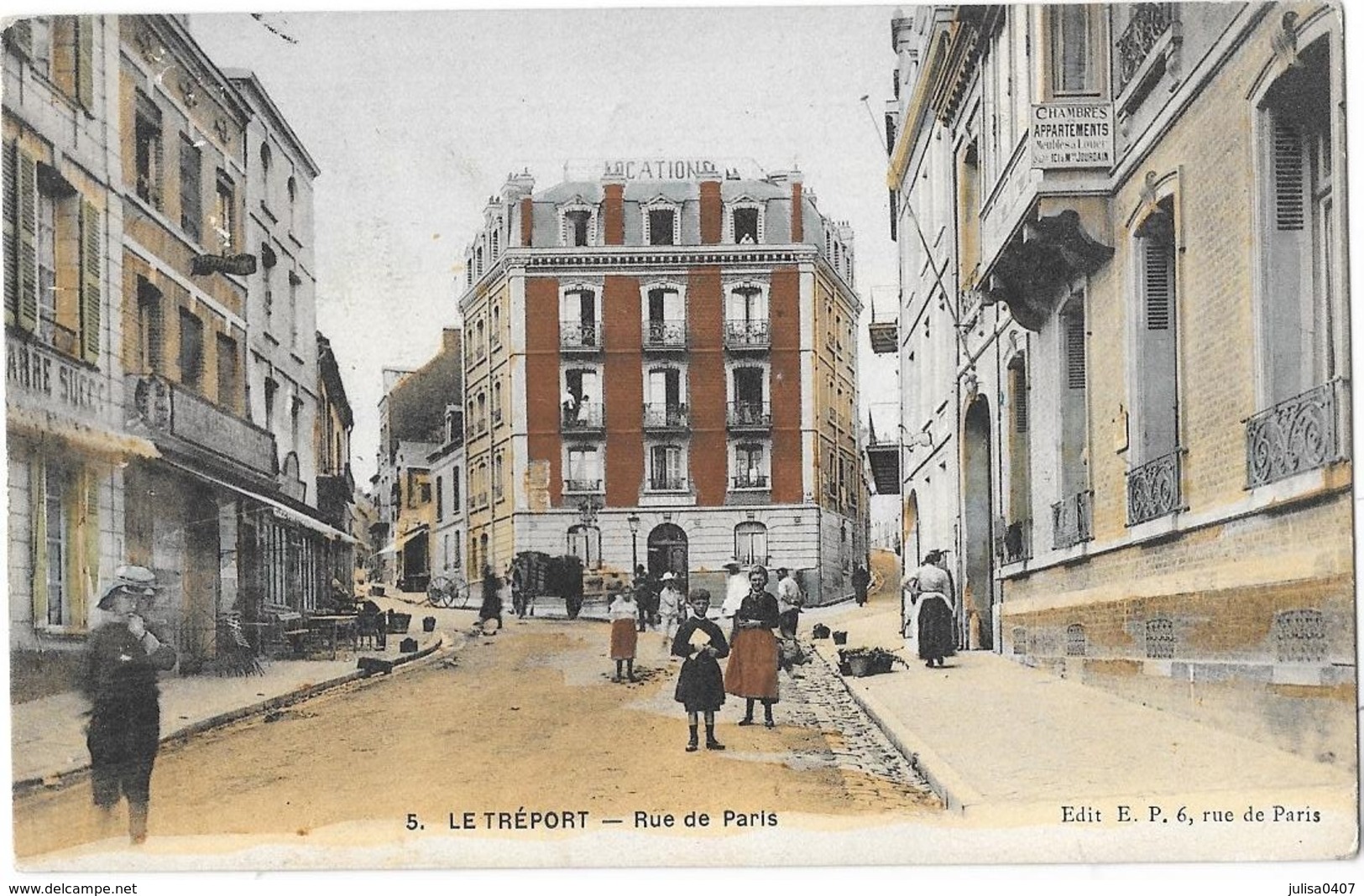 LE TREPORT (76) Rue De Paris Animation - Le Treport