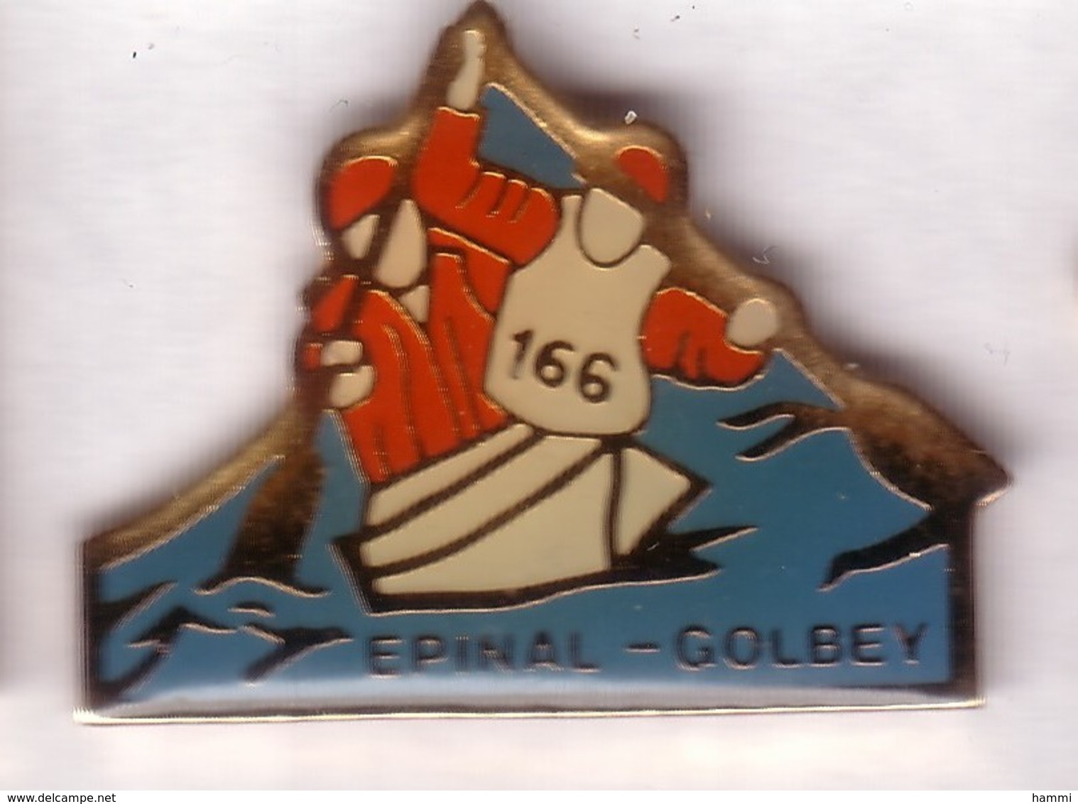 C04 Pin's CANOË KAYAK ÉPINAL GOLBEY VOSGES Achat Immédiat - Canoë