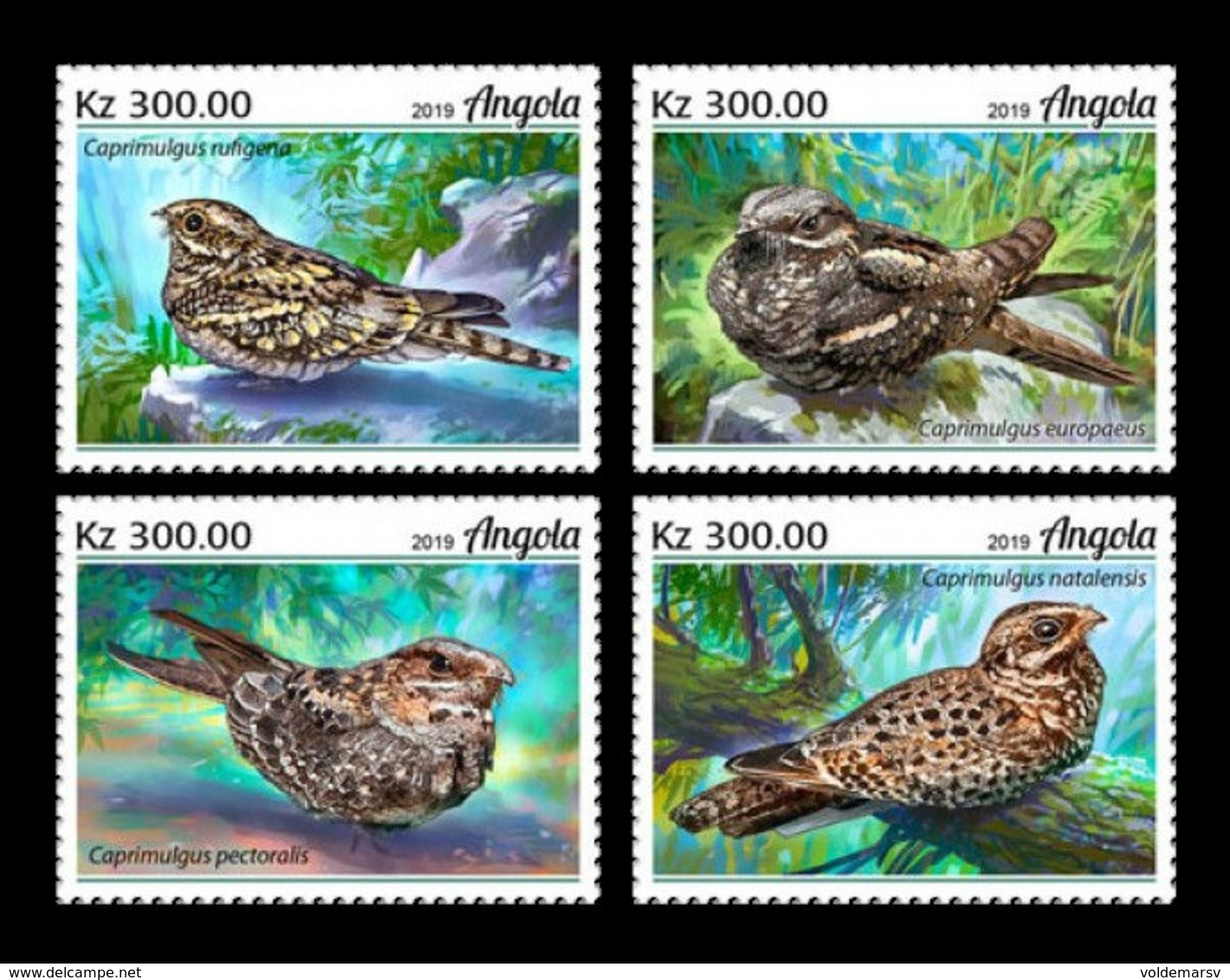 Angola 2019 Mih. 2346/49 Fauna Of Angola. Birds. Nightjars MNH ** - Angola