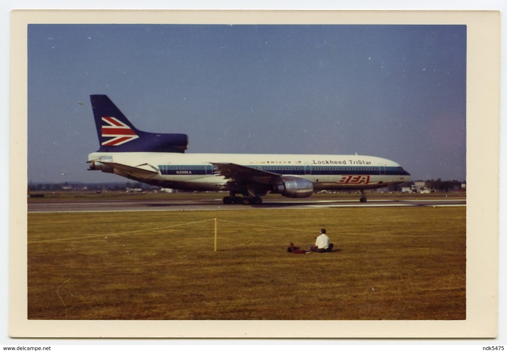 PHOTO : LOCKHEED TRISTAR IN BEA / EASTERN LIVERY - FARNBOROUGH AIR SHOW, 1972 - Luftfahrt