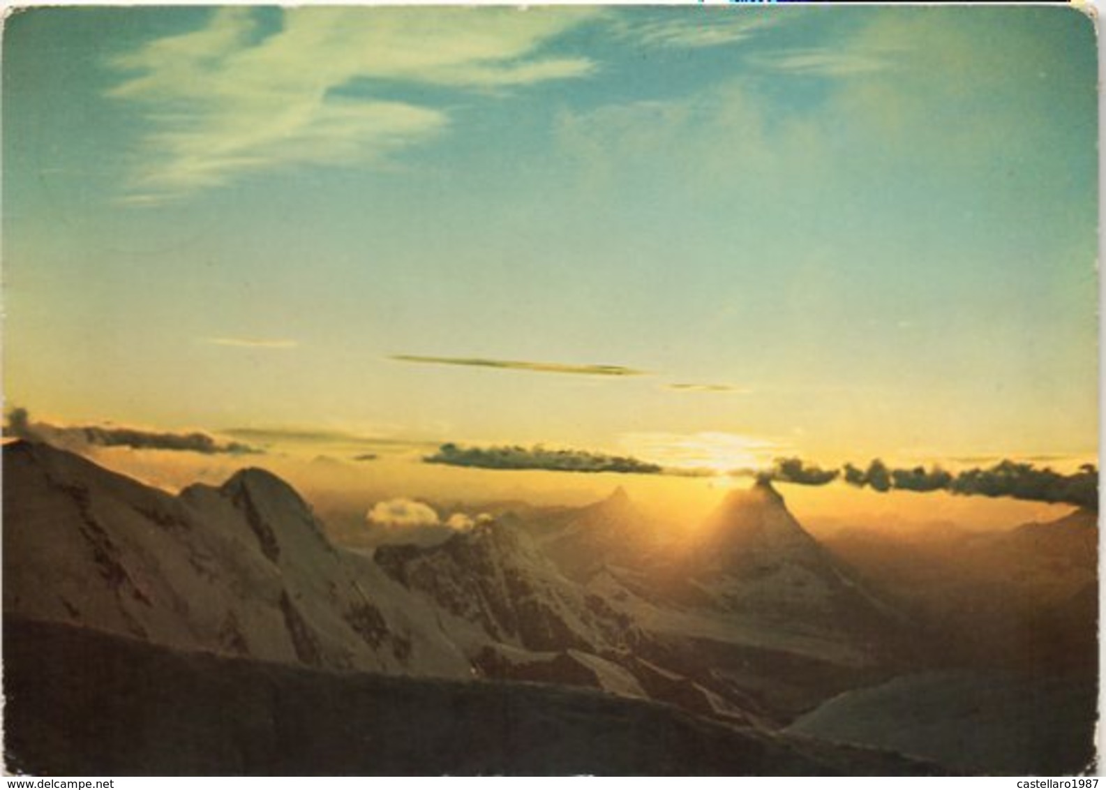 Tramonto Dal Più Alto Rifugio D'Europa (Regina Margherita M. 4559 - M. Rosa) - Altri & Non Classificati